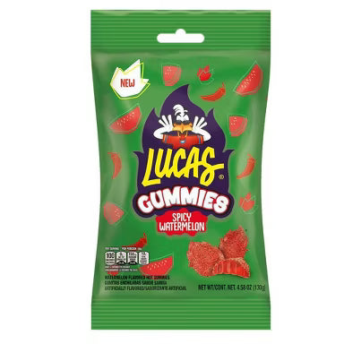Lucas Gummies Spicy Watermelon 4.58 oz 12 bags