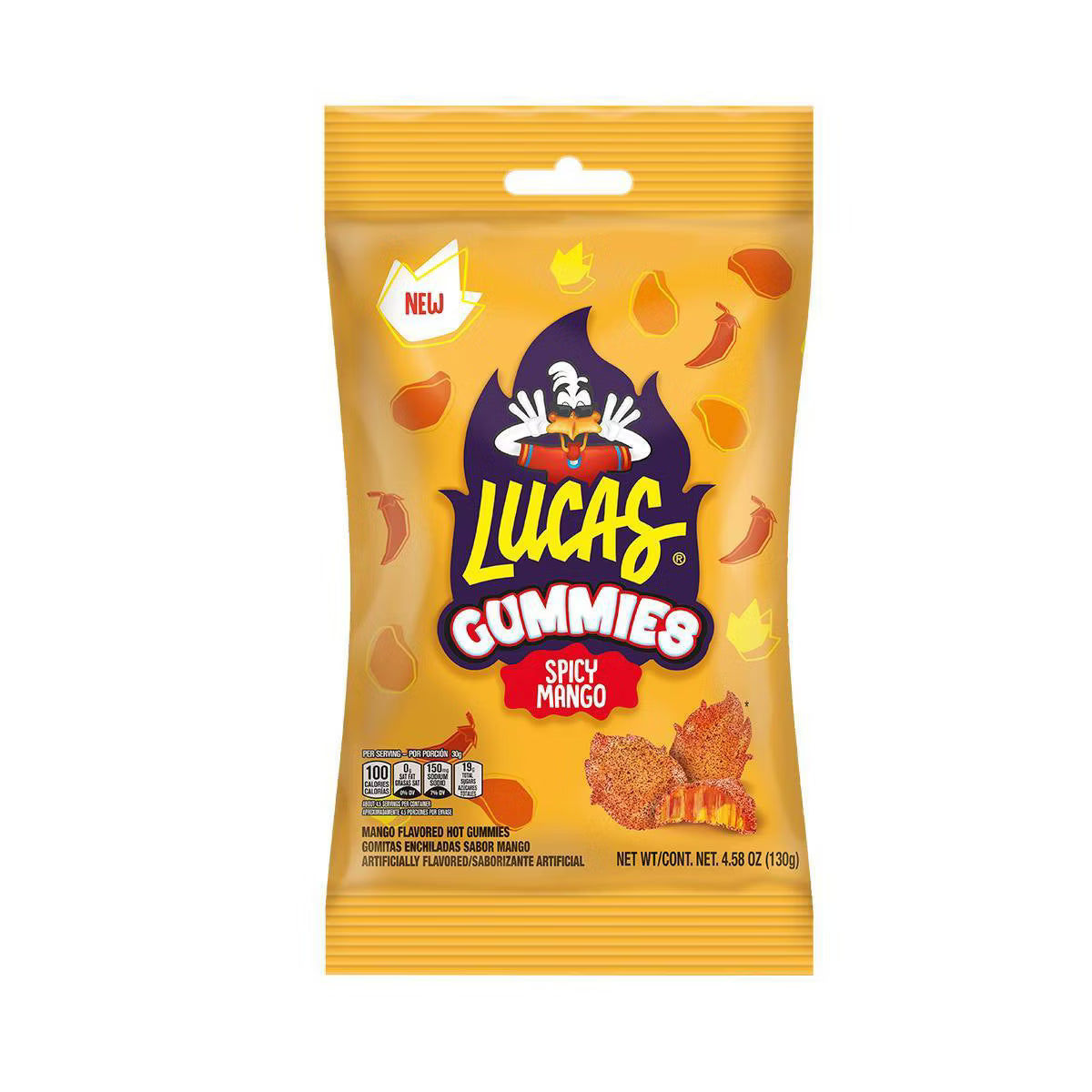 Lucas Gummies Spicy Mango - 4.58 oz 12 bags