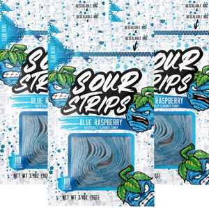Sour Strips Blue Raspberry 3.7 OZ 1pcs image 0