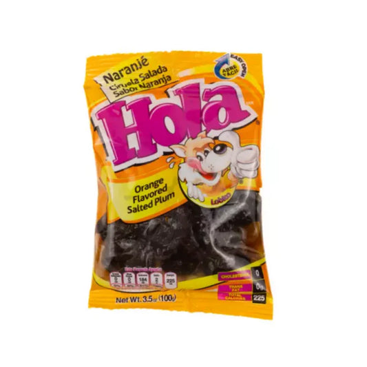 Hola Saladitos Orange Flavored Salted Plum (10 Pcs)