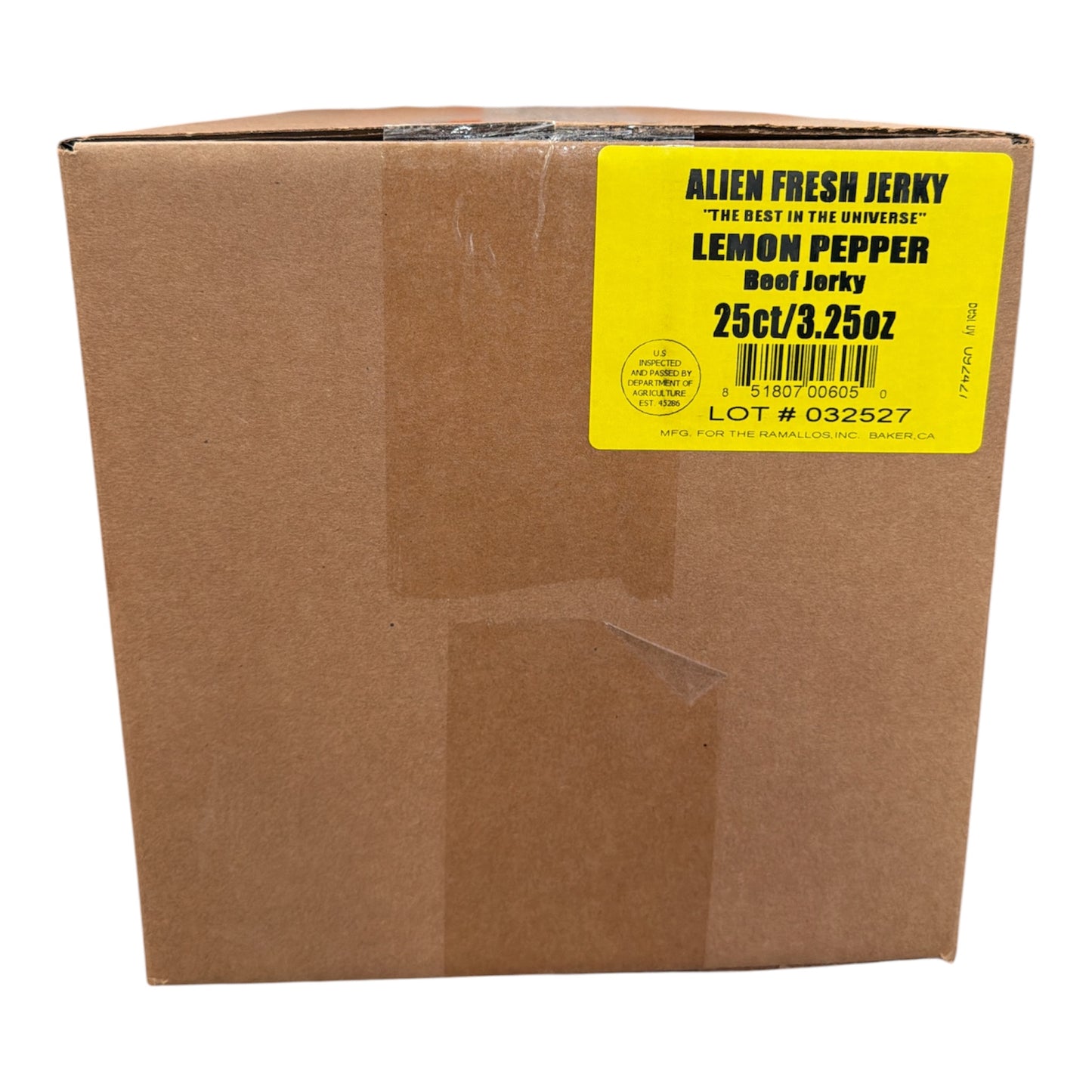 Alien Fresh Jerky Lemon Pepper 3.25 OZ | 1pcs