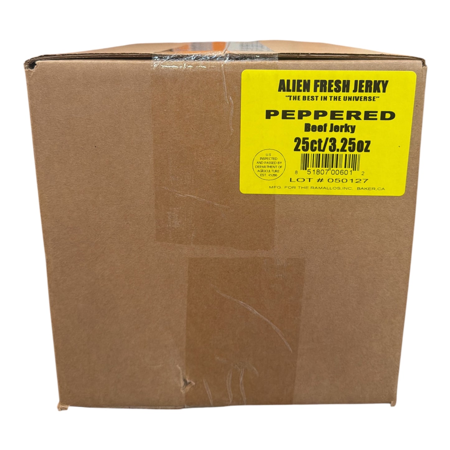 Alien Fresh Jerky Peppered Beef 3.25 OZ