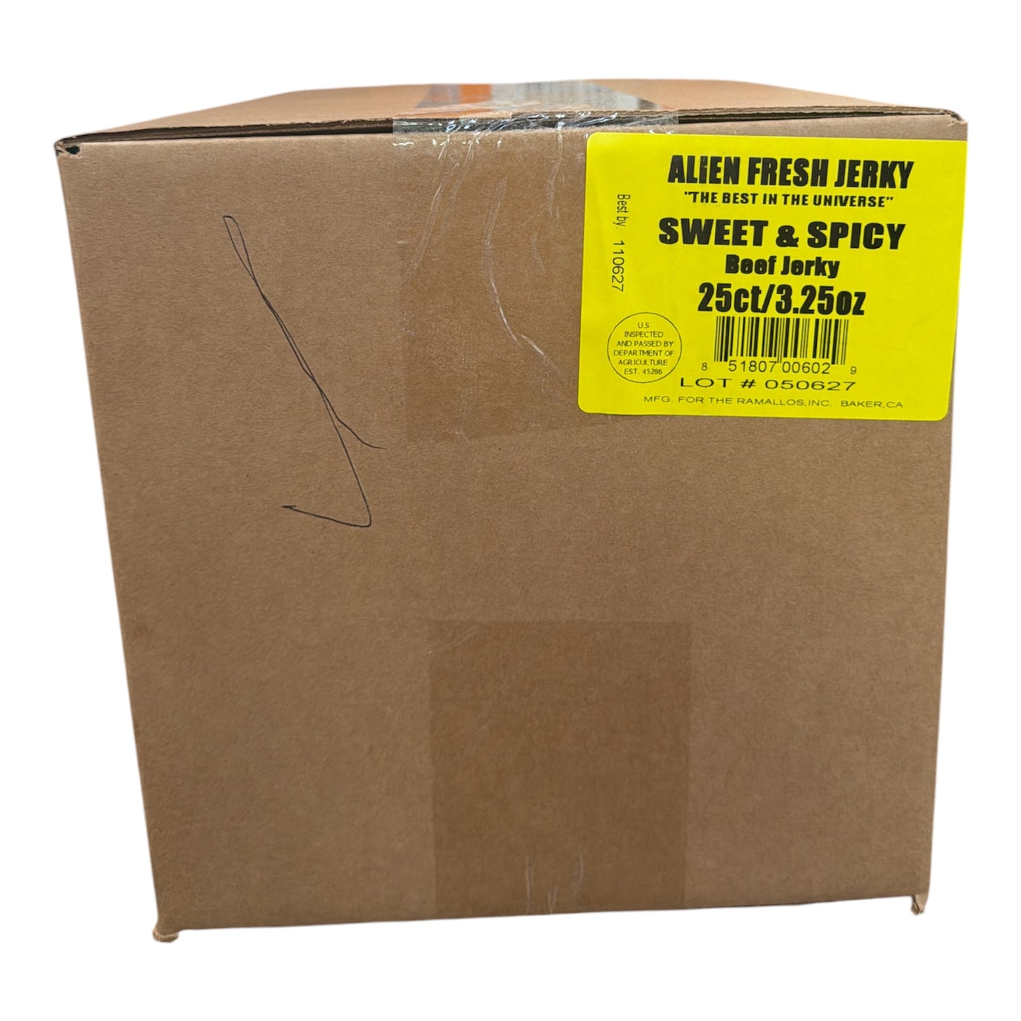 Alien Fresh Jerky Sweet & Spicy 3.25 OZ | 1pcs