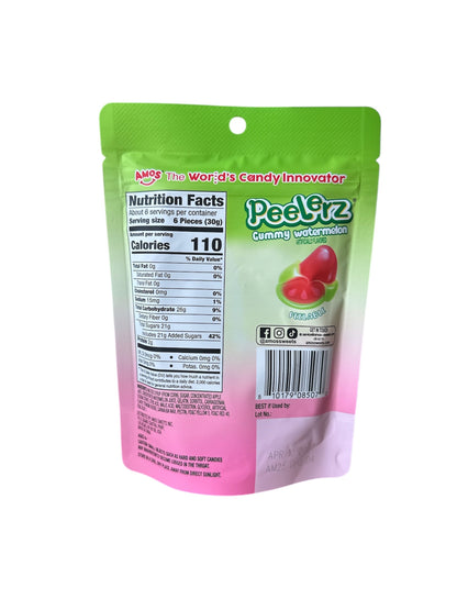 Amos Peelerz Watermelon - 6 oz 12 Bags