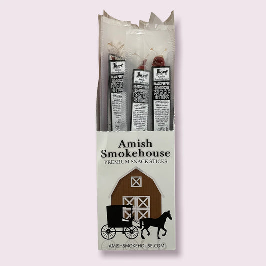 Amish Smokehouse Black Pepper Smokie Beef Stick