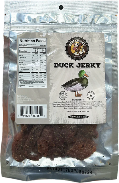 Cow Crack Duck Jerky 1.75 oz 1 bag