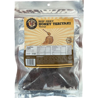Cow Crack Honey Teriyaki Beef Jerky 3 oz 1 bag