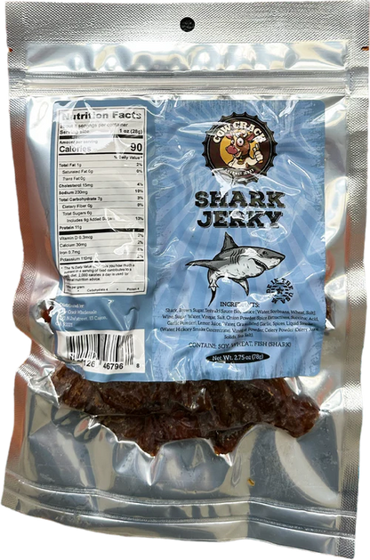 Cow Crack Shark Jerky 2.75 Oz 1 bag