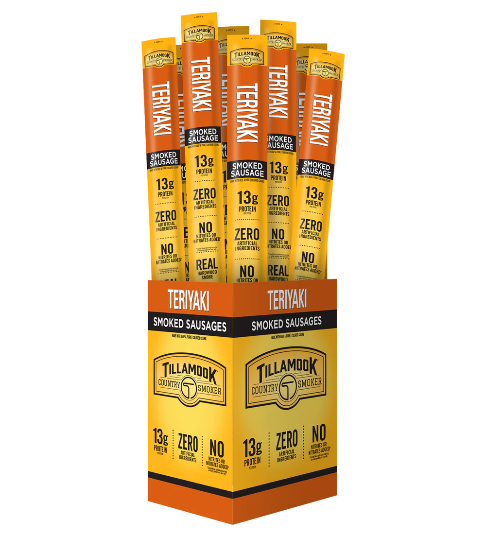 Tillamook Smoked Sausages - Teriyaki - 24 pcs image 0